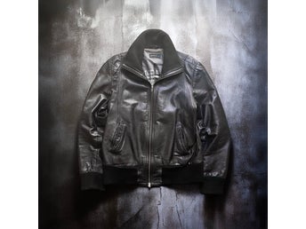 Rock 'N blue vintage 00s y2k leather jacket siz.. | Köp på Tradera