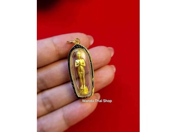 Ta Khai Mahalarp Amulett – 24K Guldpläterad, Välsignad från Thailand