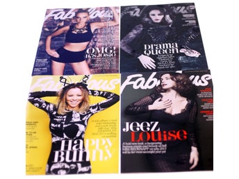 Fabulous magazine bundle-4 magazines-December/January 2012/2013-NEW-Weight 360g