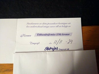 Presentkort hos Börjes i Tingsryd
