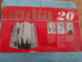 Hårspolar ANITA 20 Nostalgi 50-tal Orginallåda REA!