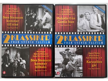 2 Klassiker från Svensk Talfilm: Sten Stensson kommer till stan / Sten Stensson