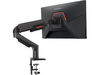 Monitorhållare för platta och böjda skärmar, VESA 75 och 100 mm