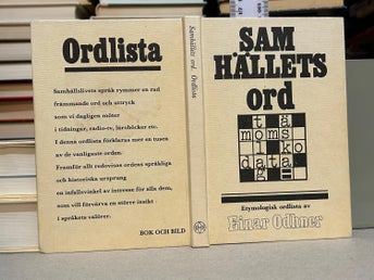 Samhällets ord Etymologisk ordlista av Einar Odhner. bok, Very Good plus