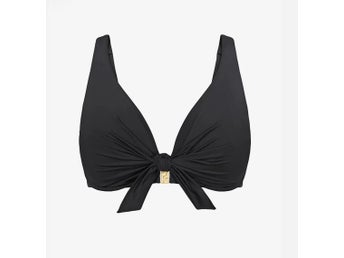 NY! Triumph Summer Twist, svart bikiniöverdel, storlek EU 42 B