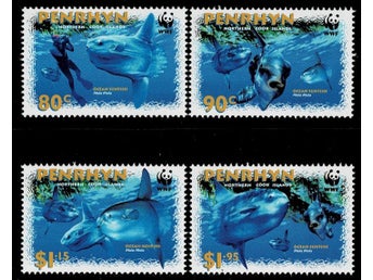 PENHRYN 2003 Mi 605-608 WWF HAVSMÅNEFISK **