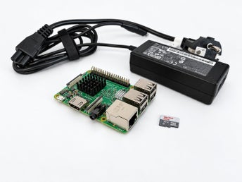 Raspberry Pi 3 Model B V1.2 – komplett paket – 16GB SanDisk + nätadapter