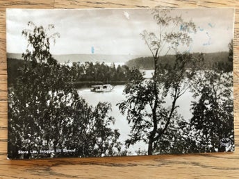 Ångbåt inloppet till Strand Nössemark