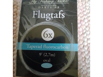 Flugtafs taperad 6x fluorocarbon 6x oval 9' (2,7 m)