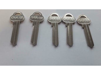 5 X AAG5 GULER /AS-HH7 JMA ASSA /Nyckelämnen /Key Blanks