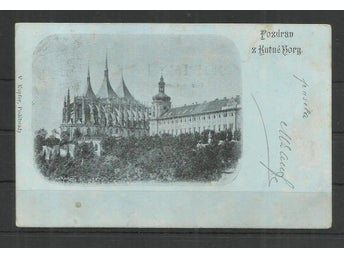 1893.- Postkort Kutná Hora Katedral - Tjeckien