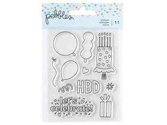 Clear stamps All the cake från American Crafts - silikonstämplar