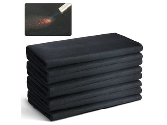 Carbon Felt Welding Blanket 4 Pack, 950 x 910 mm Flame Retardant Welding