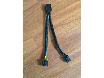 2st 8pin PCI Express till 2x PCIe 8 (6+2) pin 18AWG Y-Kabel splitter