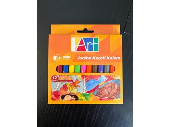 KULINART Jumbo tuschpenna, 12 st.