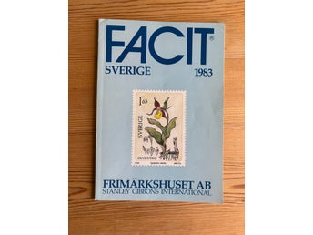 Facit Sverige 1983 - klassisk frimärkskatalog för samlare