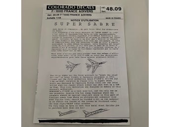 Colorado Decals F-100D Frankrike & Diverse 1/48