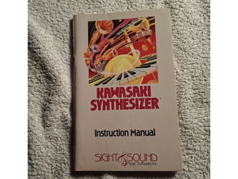 Kawasaki Synthesizer (Sight&Sound) Instruction Manual - Commodore 64 / C64