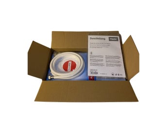 Duschslang 200 cm Vit (Standard G1/2) 10-pack