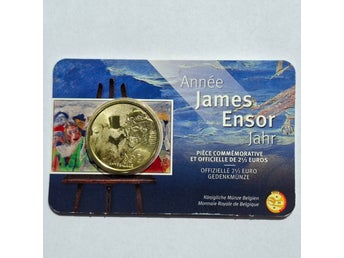 Belgien 2,5 euro 2024 James Ensor [coincard]