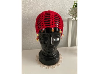 Rött hårband