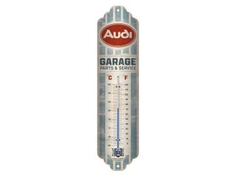 AUDI Garage - Termometer i plåt