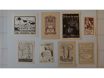 10 Ex Libris. Lot # 13.
