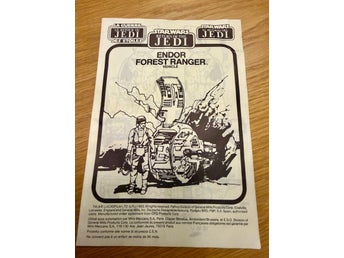 Manual för Star Wars Endor Forest Ranger (1983)
