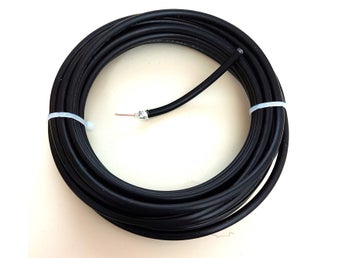 RG58 PVC SVART KOAX KABEL