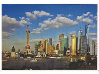 Vykort Shanghai
