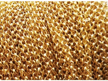 10 meter metallkedja 2,5x1 mm