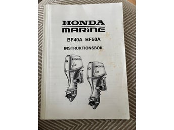 Instruktionsbok Honda Marine BF40A BF50A Instruktionsbok
