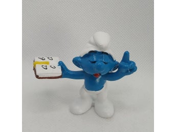 Smurf - Lärare m. Bok , Peyo Schleich