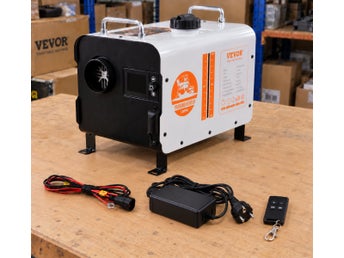 Portabel Dieselvärmare 8KW Allt-i-Ett – Bluetooth App, Fjärr, 12V/230V