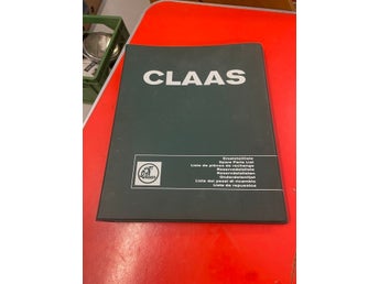Claas Senator sködetröska reservdelskatalog