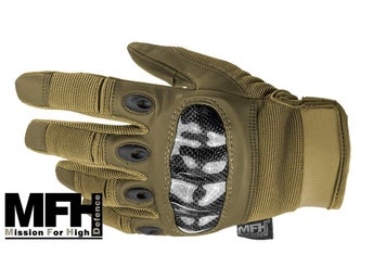 [Coyote M] Tactical Mission Handskar med Knogskydd Jakt Slit Finger