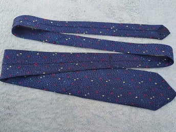 Slips Polyester Mönstrad i Blått, Rött Gult, Grönt Längd 142 cm Bredd 7,5 cm