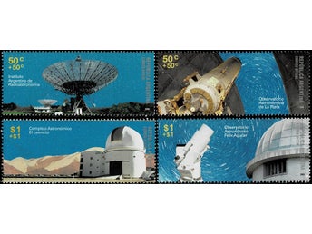 ARGENTINA 2009 Mi 3274-3277 ASTRONOMI OCH OBSERVATORIER **