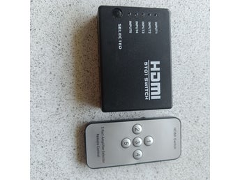 HDMI 5-i-1 Switch med Fjärrkontroll
