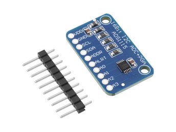 ADS1115 16-bitars I2C A/D omvandlare