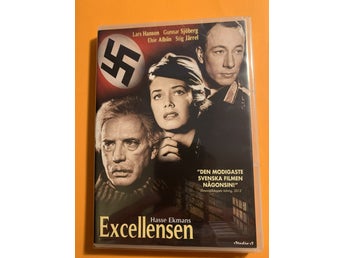 EXCELLENSEN (1944) NY inplastad DVD, Hasse Ekman med mod mot nazismen, Studio S