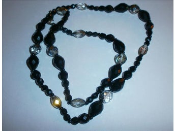 halsband av glas,vintage