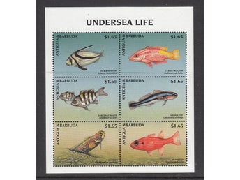 Antigua & Barbuda, Mi 2667-72, Fiskar, xx