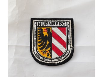 Nurnberg Tyskland - Vintage tygmärke Patch