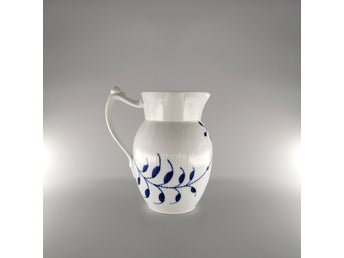 Royal Copenhagen Blå Mega Riflet Kanna (16 cm / 90 cl)