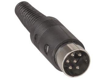 5-pack DIN Kontakt 6 pin 6 Poler *NYTT*