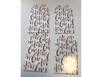 40 scrapbooking pappers tags love
