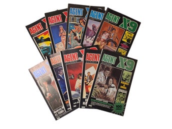Agent X9 Serietidningar - 10 st 1977-1986