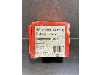 Gunnebo 500 st huggen elförzinkad dyckert 2x50! Obruten fpk!