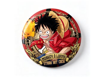 One Piece Monkey D. Luffy Badge